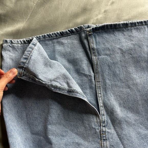 denim midi skirt size 00 - Picture 3 of 5
